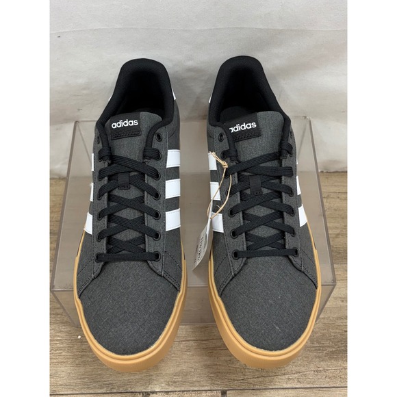 Adidas Daily 4.0 Men's Dark Gray‎ Canvas Gum Sole Lace Up Sneakers Size 11.5 - Picture 3 of 10